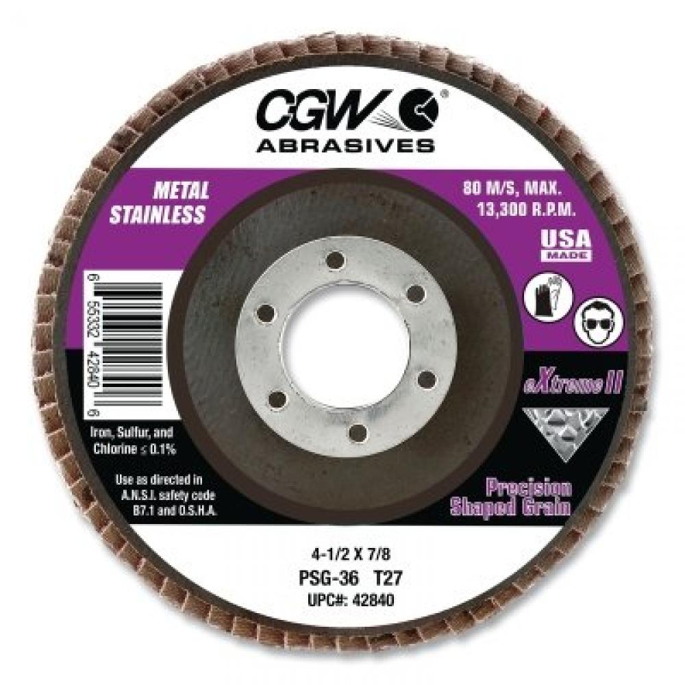 CGW Abrasives PSG eXtreme II Flap Discs