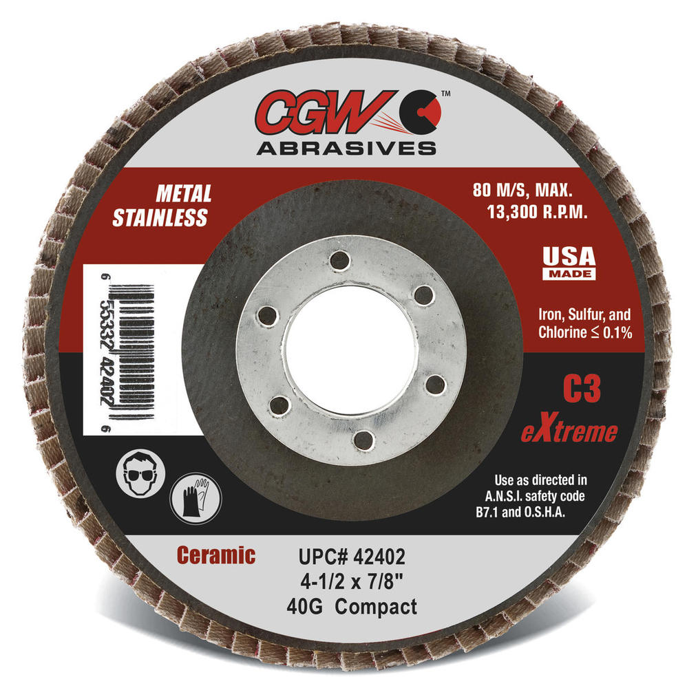 eXtreme C3 Ceramic Flap Discs