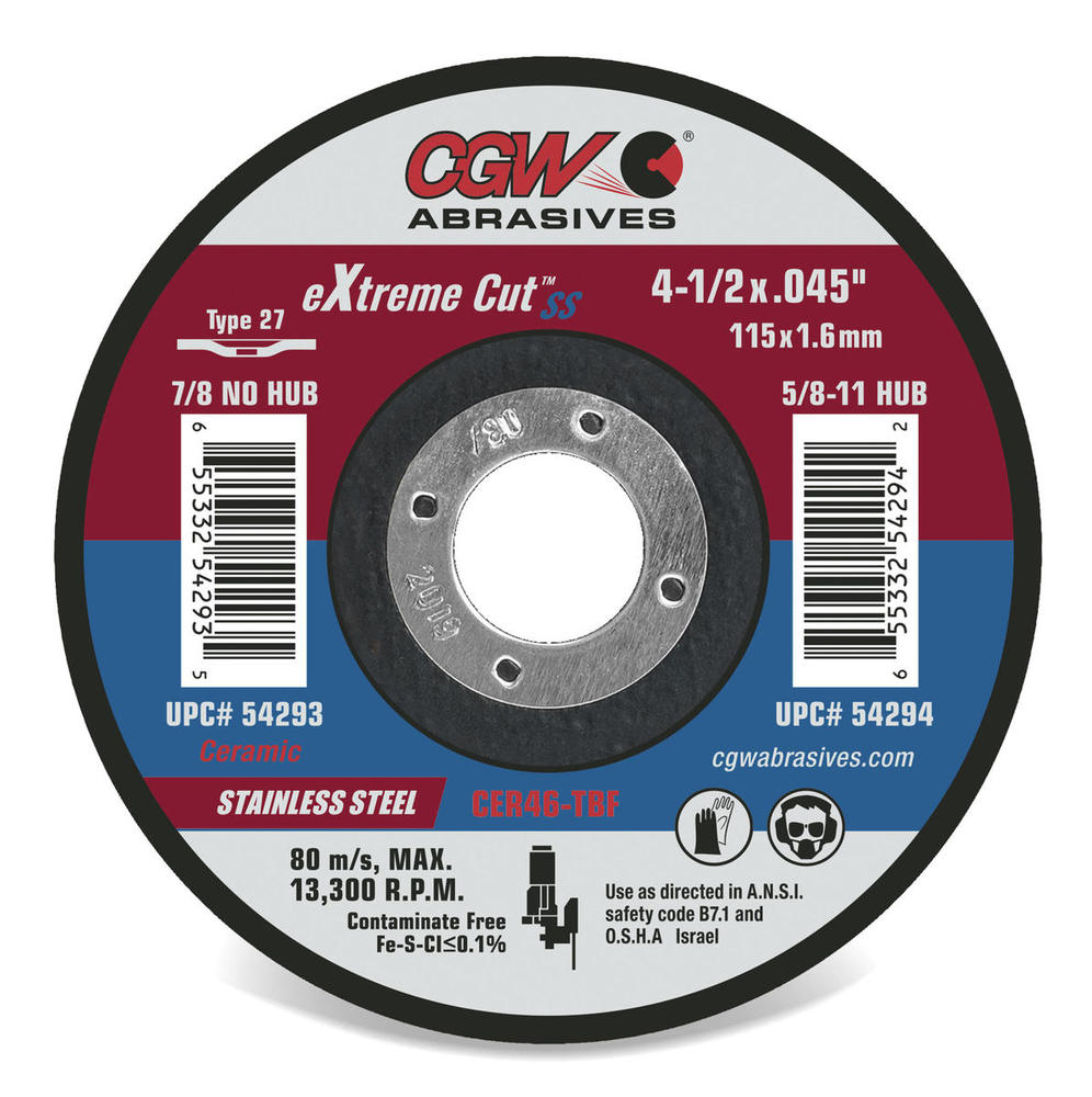 eXtreme Cut SS Ceramic Cutting Wheels