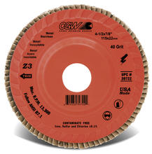 CGW Abrasives 42962 - Plastic Backing Flap Discs