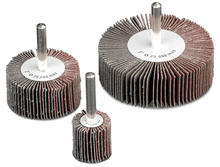 CGW Abrasives 41513 - Aluminum Oxide Flap Wheels, 1/4" Shank