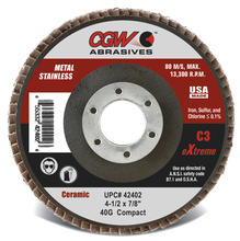 CGW Abrasives 42455 - eXtreme C3 Ceramic Flap Discs