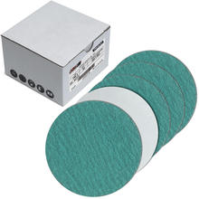 CGW Abrasives 52820 - Premium ZA Y-Weight Resin Cloth PSA Discs - Zirc w/ Grinding Aid