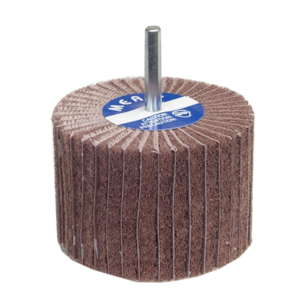 2 x 1 x 1/4 In. Non-Woven Interleaf Flap Wheel 120 Grit AO VF Grit