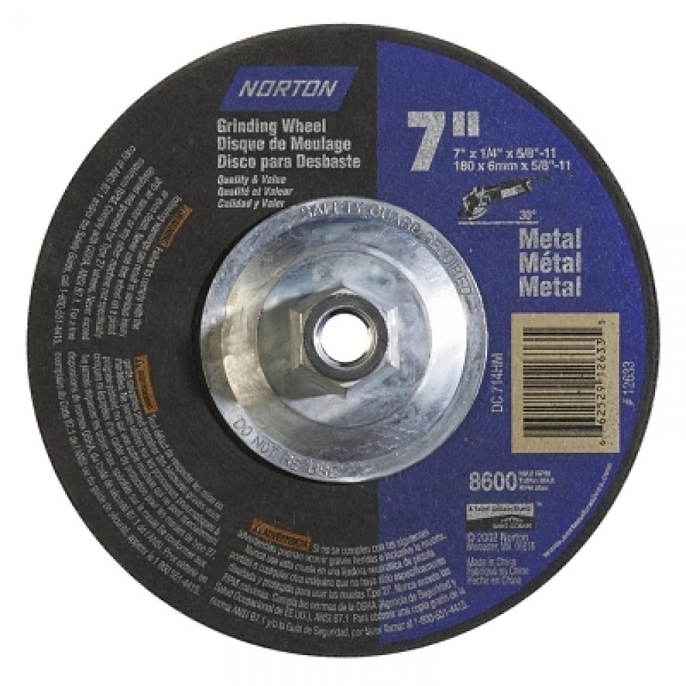 Norton Type 27 Depressed Center Metal & Masonry Wheels