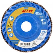 Saint-Gobain Abrasives Inc. 66254400254 - 4-1/2 x 7/8 In. Blaze Plastic Flat Flap Disc T27 60 Grit R980P CA