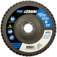 Saint-Gobain Abrasives Inc. 66623399216 - 6 x 7/8 In. Neon Fiberglass Flap Disc T27 P40 Grit R766 ZA