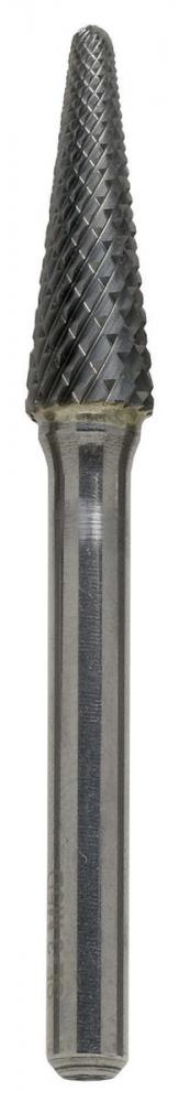 1/2&#34; SL-4 Double Cut 14º Included Angle Taper With Radius End Carbide Burr