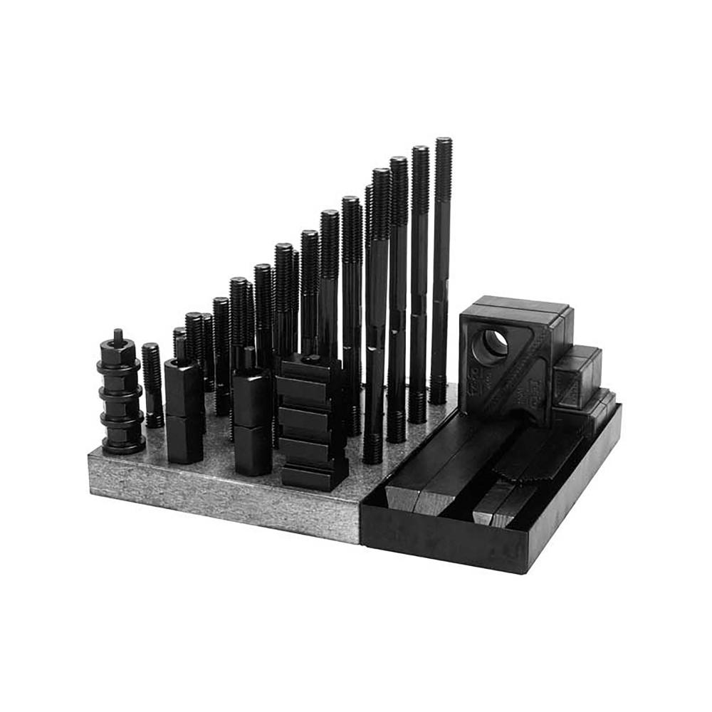 3/8-16 X 1/2 50pc Super Clamping Kit With 1&#34; Step Blocks