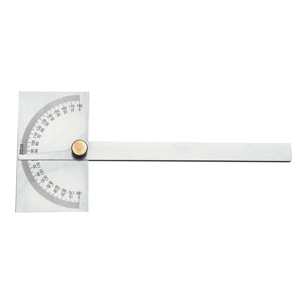 Rectangular Head Protractor With 6&#34; Arm