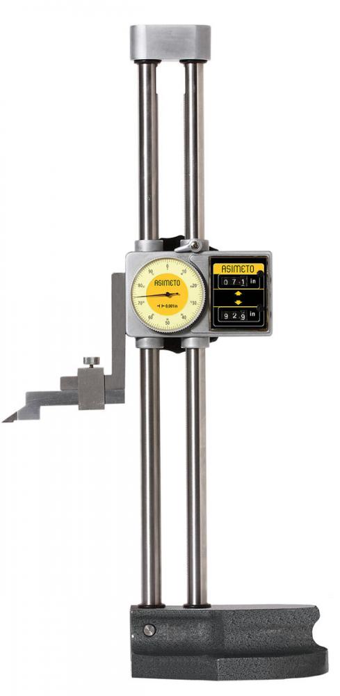 0-24&#34; Asimeto Dial/Digit Height Gauge