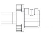 Pilot Precision 10061* - MH-M 50 Series Tool Holder Adaptor