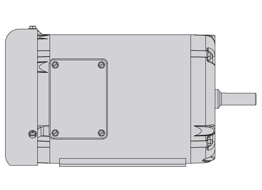 Motor 1 Hp, 1 Ph, 120/220V, 3450 rpm