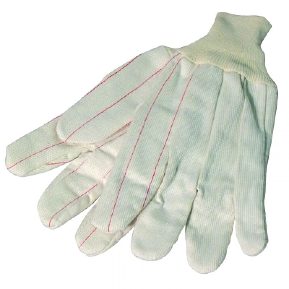 Anchor Brand Cotton/Polyester Corded Double-Palm with Nap-In Finish Gloves