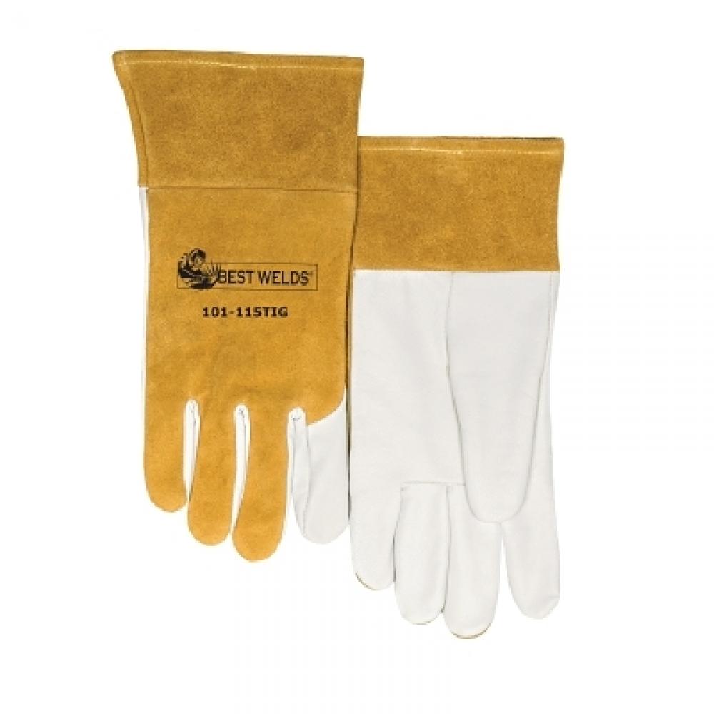 Best Welds 115-TIG Split Cowhide/Goatskin Palm Welding Gloves