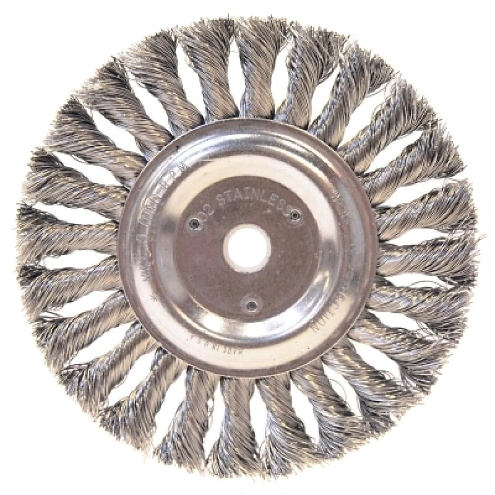 Anchor Brand Irregular Stainless Steel & Aluminum Knot Wheel Brushes