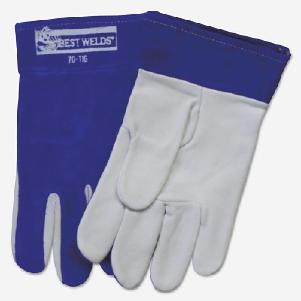 Best Welds Split Cowhide/Goatskin Palm 70-TIG Welding Gloves