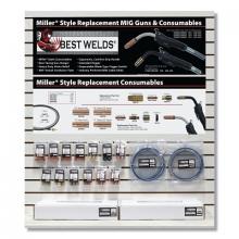 ORS Nasco MMDW1 - Best Welds Miller Style Replacement MIG Guns and Consumables Displays