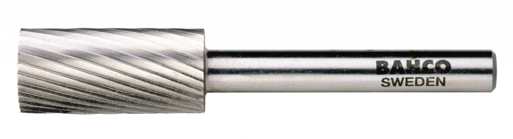 1/2&#34; Head Diameter High Speed Steel Rotary Burrs Cylinder Medium Toothing