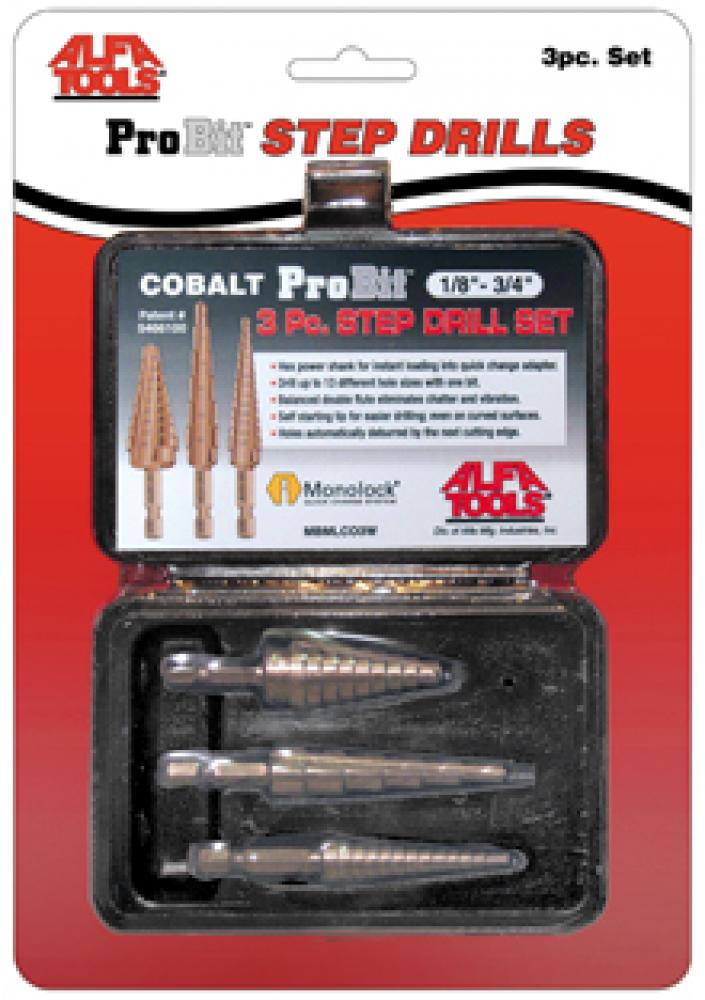 3PC . HEX SHANK PROBIT CARDED